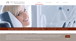 Desktop Screenshot of metropolpraxis.de