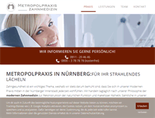 Tablet Screenshot of metropolpraxis.de
